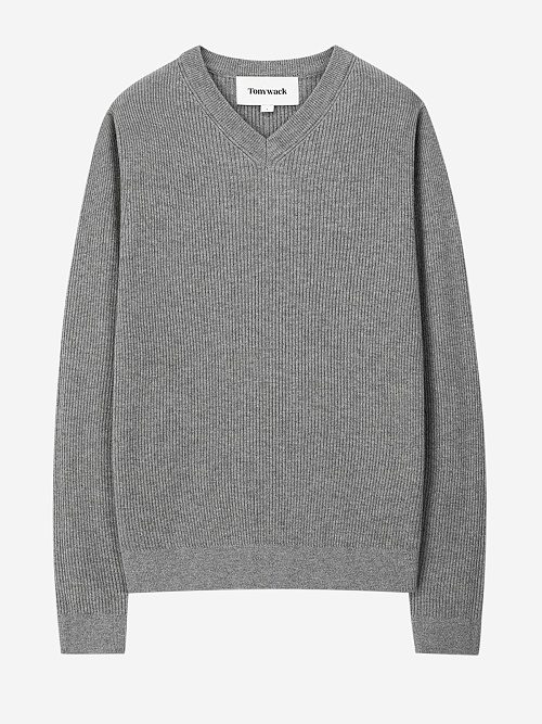 Свитер муж Tonywack BE34KN54 MELANGE GREY - 0