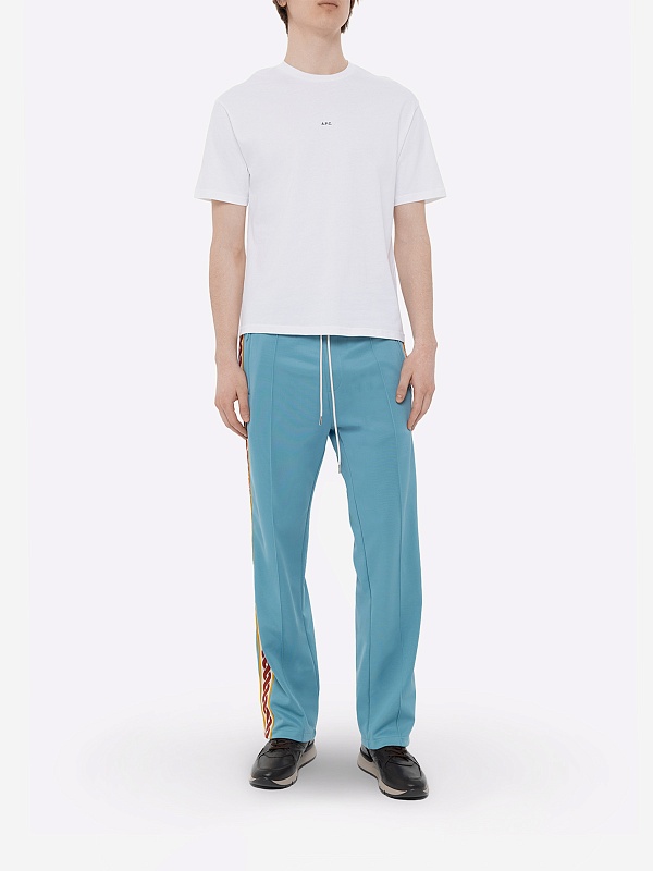 Футболка муж A.P.C. COHBW-H26386 TZC WHITE/BLACK - 2