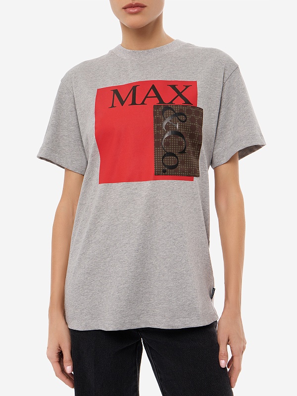 Футболка жен MAX&CO 2628976012200 002 MELANGE GREY - 3