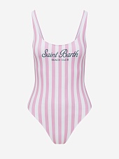Купальник слитный жен MC2 Saint Barth LOR0001 03758H SB BEACH STRIPES V 21