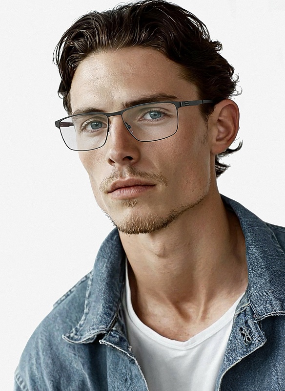 Оправа Ic Berlin IC SVEN H. LARGE GRAPHITE/BLACK 61 14 145 - 1