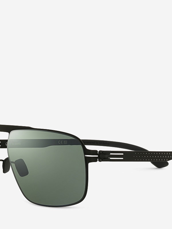Солнцезащитные очки Ic Berlin IM MB 22 BLACK/GREEN POLARIZED 60 16 150 - 5