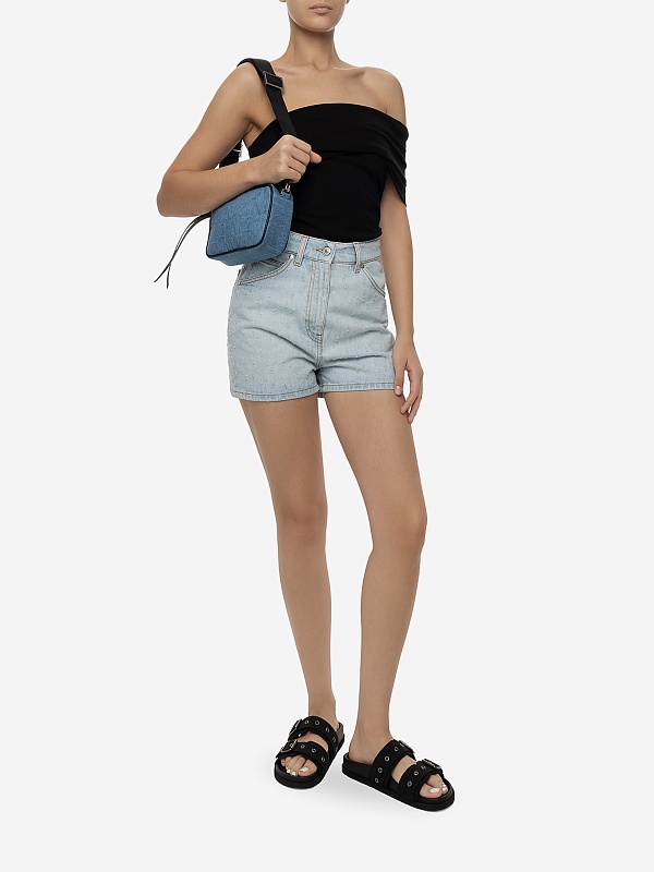 Шорты жен MSGM 3641MDB232L 247268 82 - 2