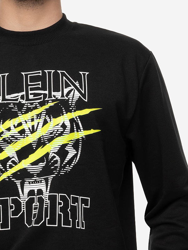 Толстовка муж Philipp Plein Sport SADC MJO1163 SJO001N 02 black - 4