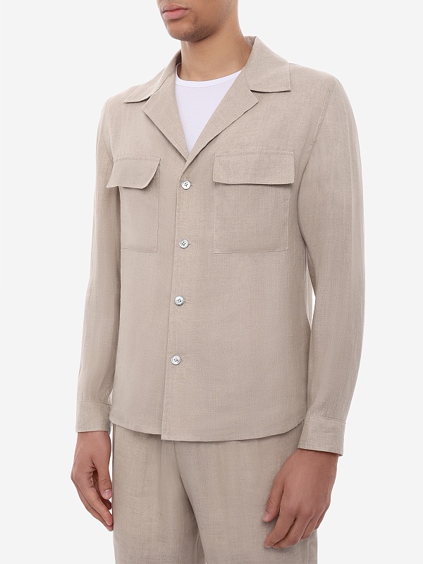 Рубашка муж Fefe Napoli GBOW90 BEIGE - 3