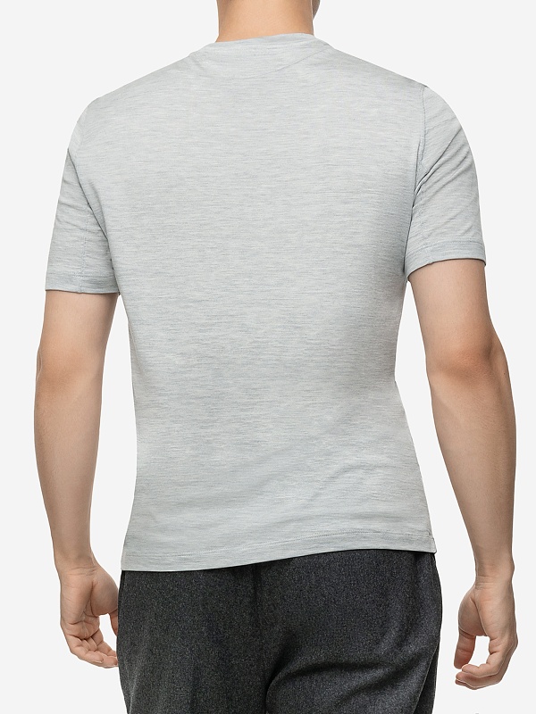 Футболка муж Brunello Cucinelli MTB371308 GRIGIO - 3