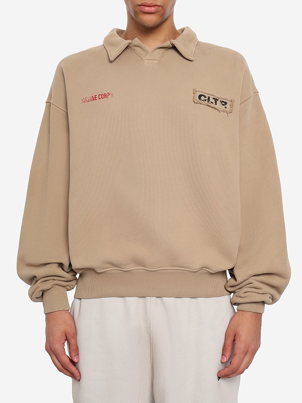 Толстовка муж CULTURA S26PL15FE40 beige - 3