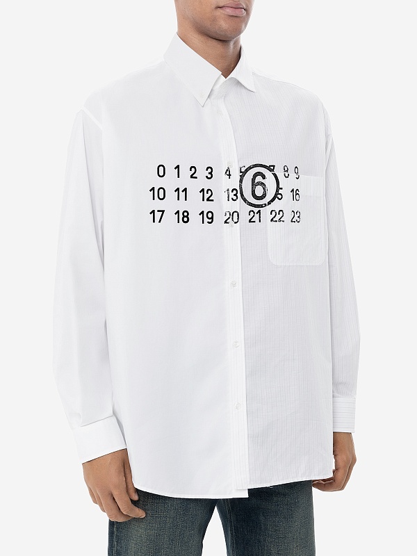 Рубашка муж MM6 SH0DT0005 STZ119 961 - 2