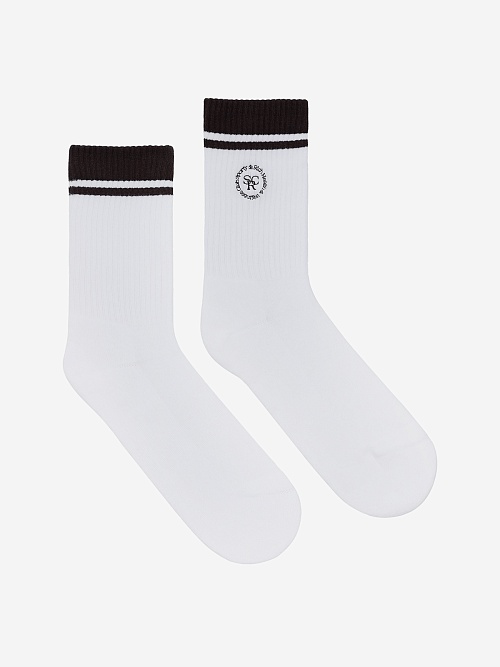 Носки жен Sporty & Rich AC02765305WH11 White/Chocolate - 0