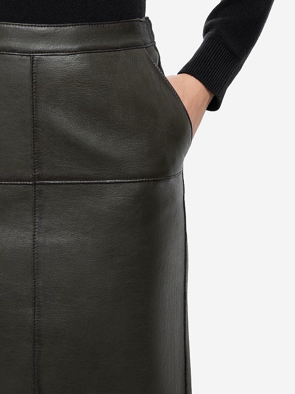 Юбка жен P.A.R.O.S.H. D620647S 007 VERDE OLIVA - 4