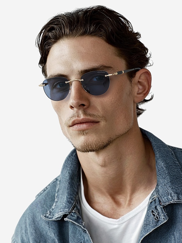 Солнцезащитные очки Montblanc MB0412S 001 48 20 150 - 1