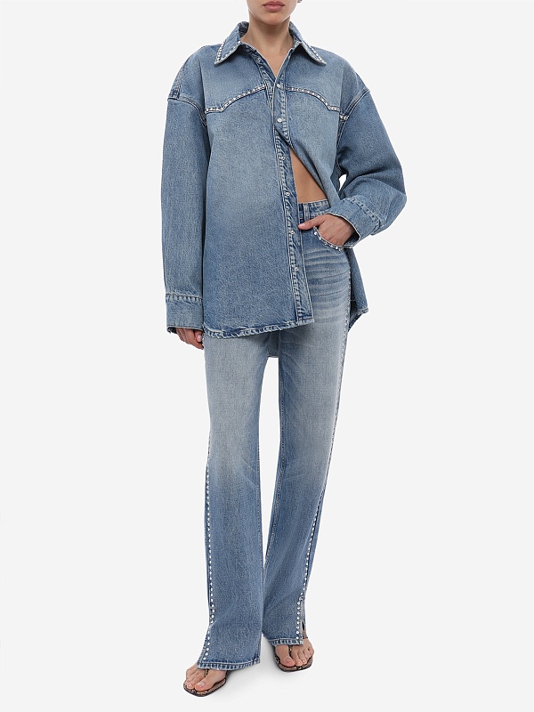 Рубашка жен Ksubi WSP26SH007 denim - 1