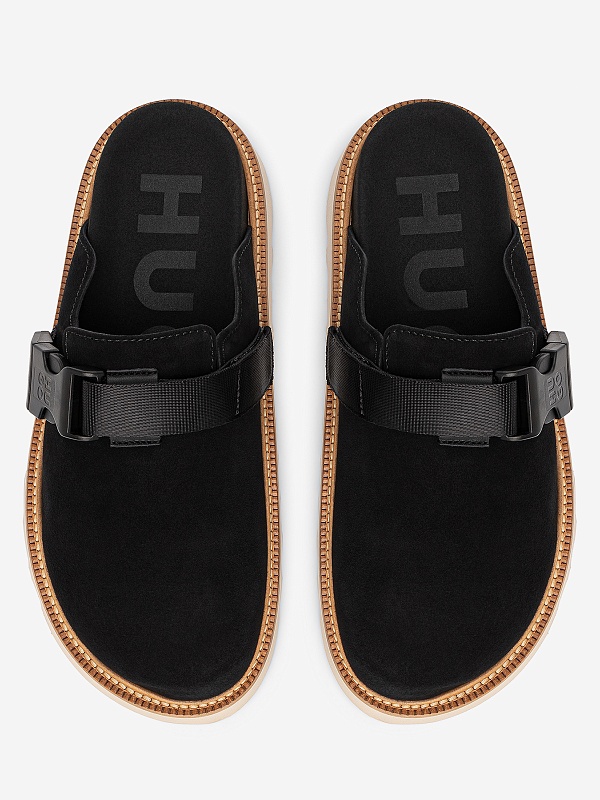 Сабо муж Hugo 50517290 001 Black - 2
