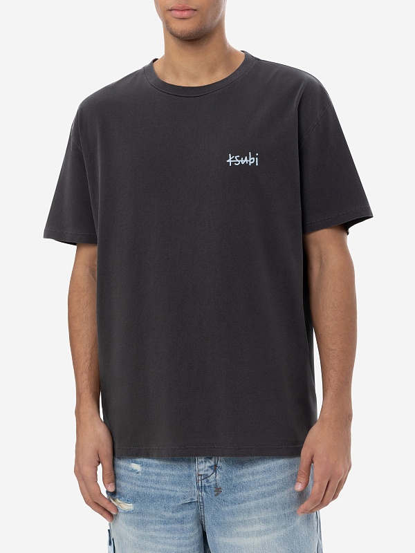 Футболка муж Ksubi MPF25TE019 black - 2