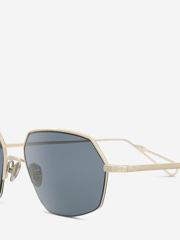 Солнцезащитные очки AHLEM Bagnolet Grey Gold/Petrol - Bevelled - LIMITED 57 17 157 - 3