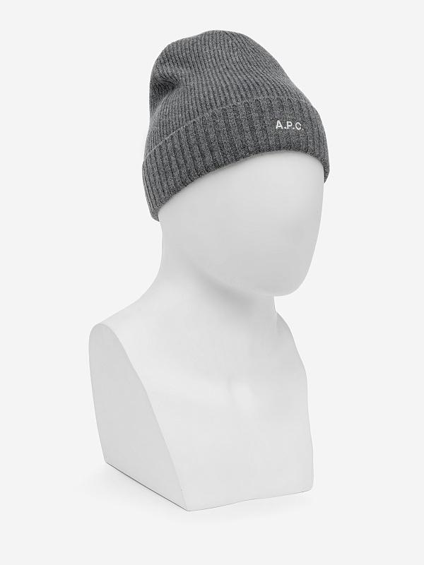 Шапка муж A.P.C. WVBCZ-M25091 PLC HEATHERED ANTHRACITE - 2