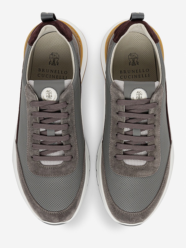 Кроссовки муж Brunello Cucinelli MZUFLPO278 CLZ24 - 2