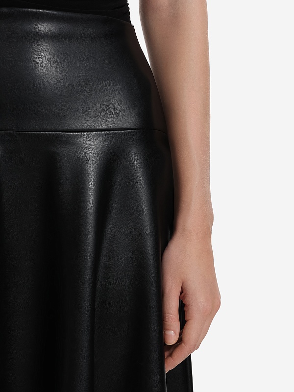 Юбка жен Norma Kamali ST325SLV018001 BLACK - 5