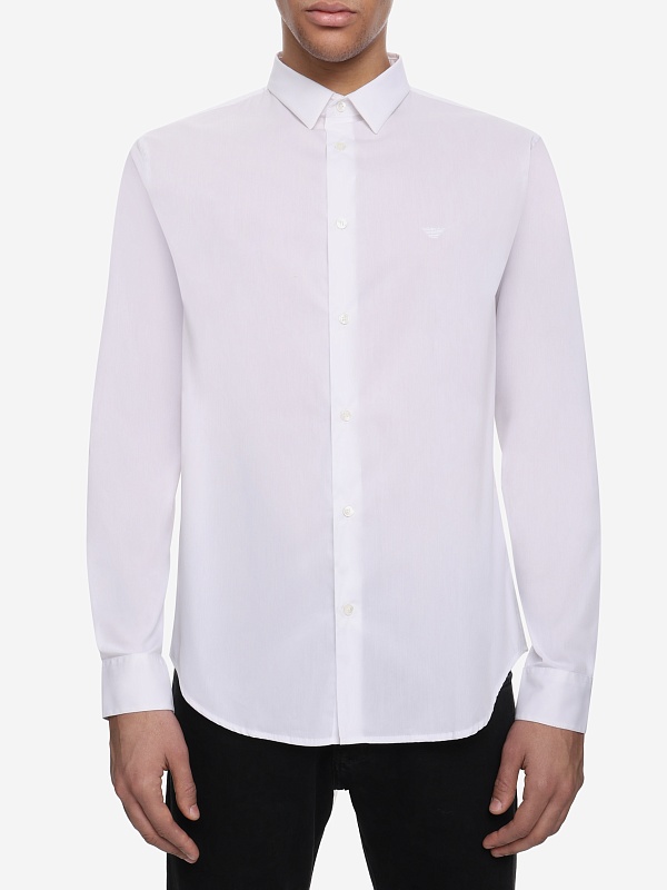 Рубашка муж Emporio Armani 8N1C09 1NI9Z 0100 BIANCO OTTICO - 1