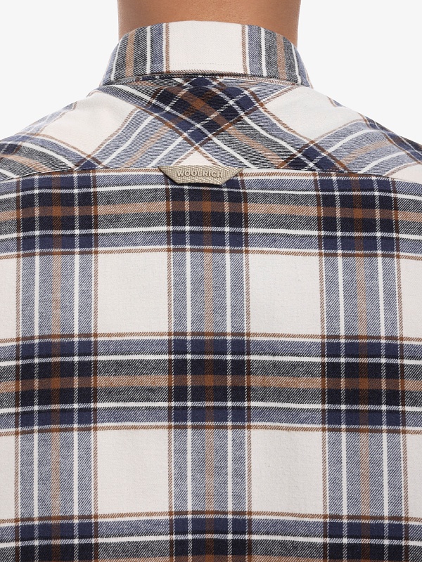 Рубашка муж Woolrich CFWOSI2001MRUT5058 CREAM CHECK - 4