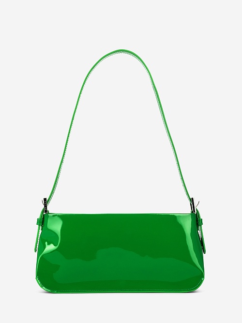 Сумка By Far 22FWDULSCNPMED Dulce Green Patent Leather Green - 0