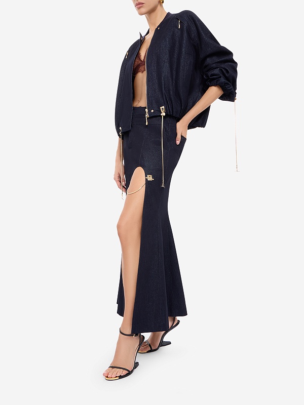 Куртка джинсовая жен Danamé 126FW1902D SHIMMERING INDIGO - 1