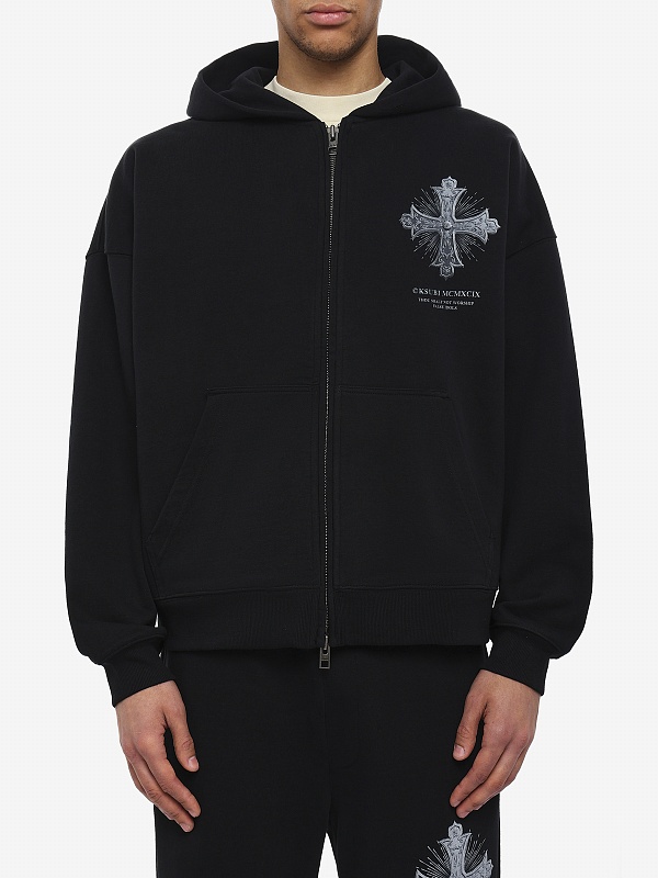 Толстовка на молнии муж Ksubi MSP26FL021 BLACK - 4