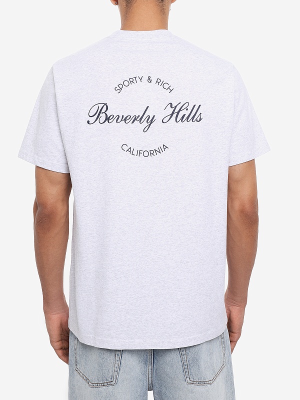 Футболка муж Sporty & Rich TO11976257GY03 Heather Gray - 4