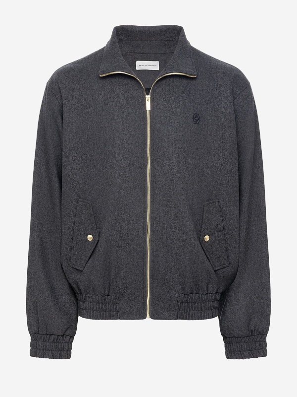 Бомбер муж Drôle de Monsieur H-JT234-WV008-GY GREY - 5