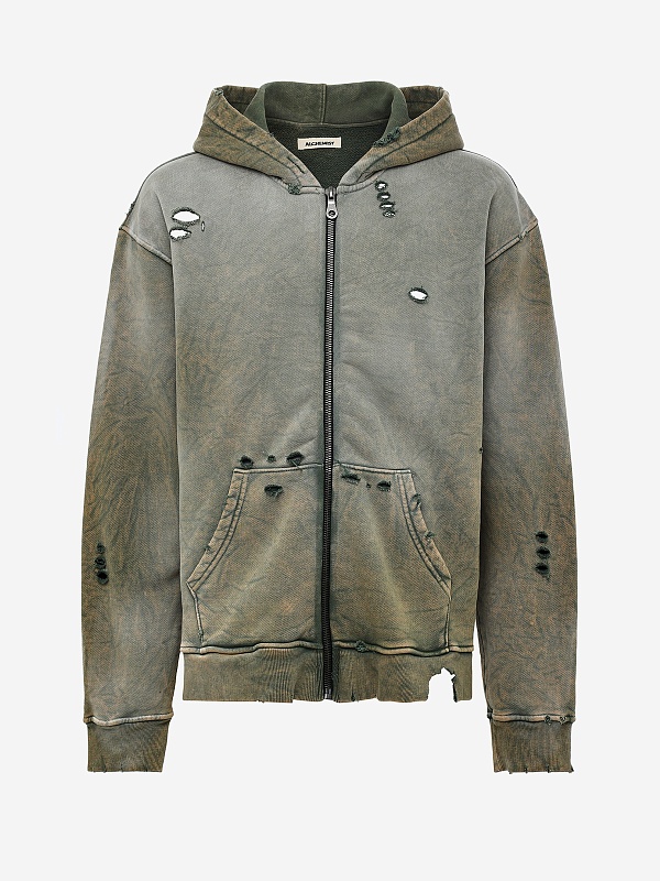 Толстовка на молнии муж Alchemist AMFW25MJZHD16.b Malachite - 6