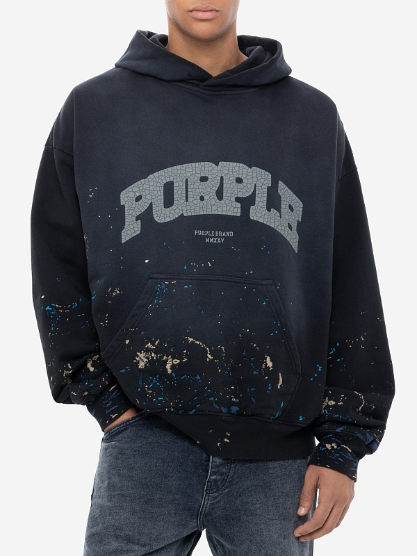 Худи муж PURPLE P401-MFBS325 BLACK - 3