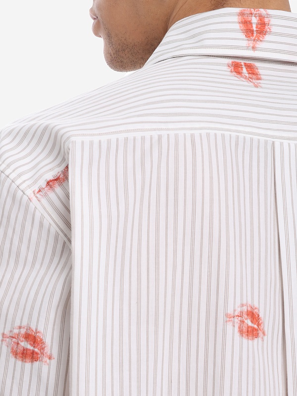 Рубашка муж Carne Bollente SS26LSS0201 Stripe - 6