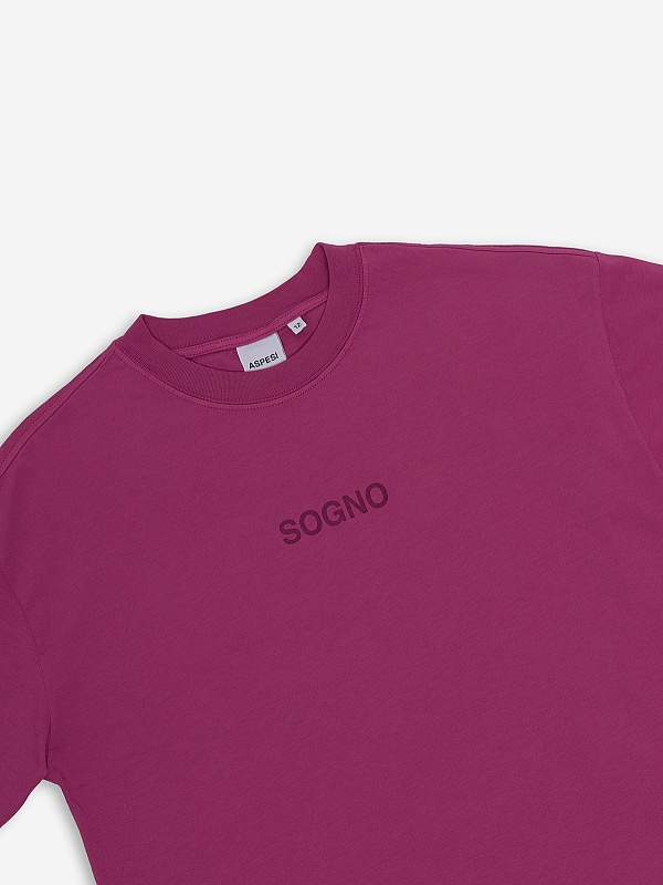 Лонгслив дев Aspesi F23015TAM7038 (14A - 16A) 6363 BEETROOT PINK/BEETROOT PINK - 2