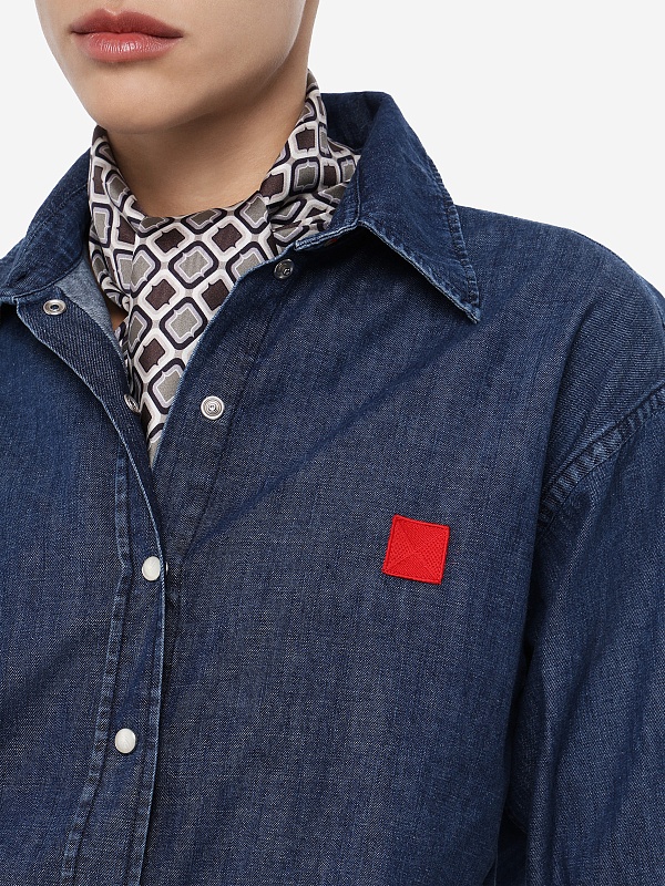 Платок жен TAGLIATORE FOULARD90 TD NTE26-01 1348 MORO - 6