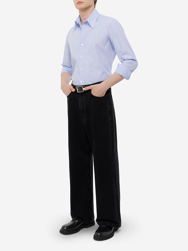 Рубашка муж Tonywack BE12SH24 SKY BLUE STRIPE - 2