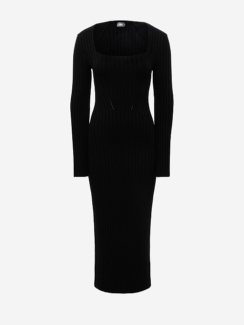 Платье жен Burka kn25-d002 Черный - 0