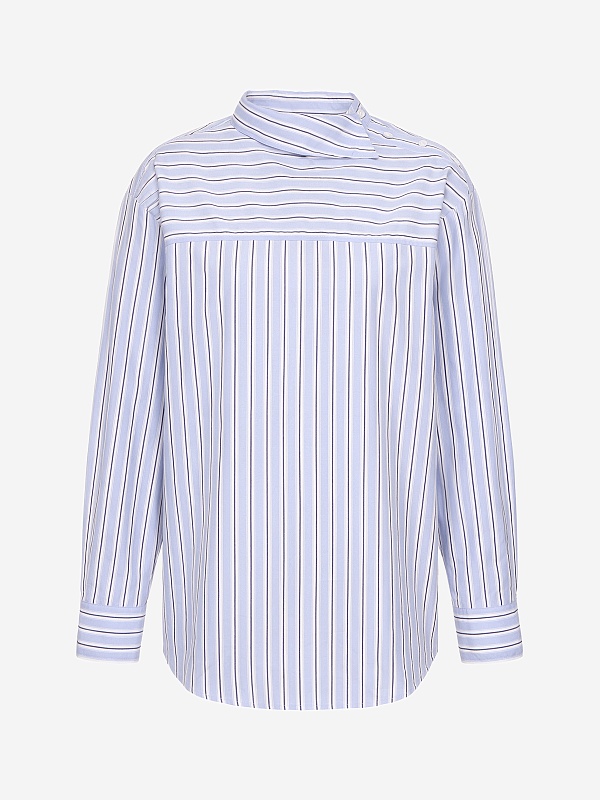 Рубашка жен MAX&CO 2626116023200 001 NAVY PINSTRIPES - 0