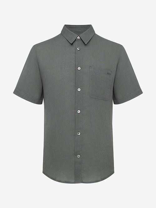 Рубашка муж A.P.C. LIAEK-H12551 LAD ANTHRACITE - 0