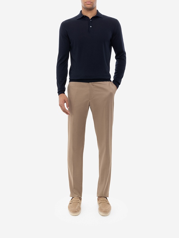 Поло с длинным рукавом муж Filippo De Laurentiis PL1MC SC18R 890 - 1