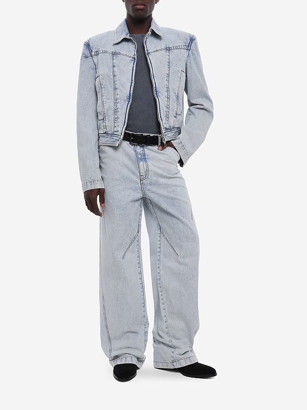 Куртка джинсовая муж LGN Louis Gabriel Nouchi 0130DNM D017 BLEU CIEL - 1