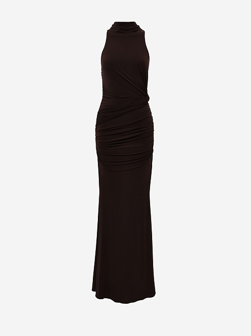 Платье жен THE ANDAMANE T180115A TJP107 DARK BROWN - 0
