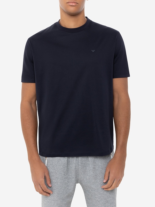 Футболка муж Emporio Armani EM000079 AF10094 UB118 ICONICO 0920 BLU NAVY EA - 3