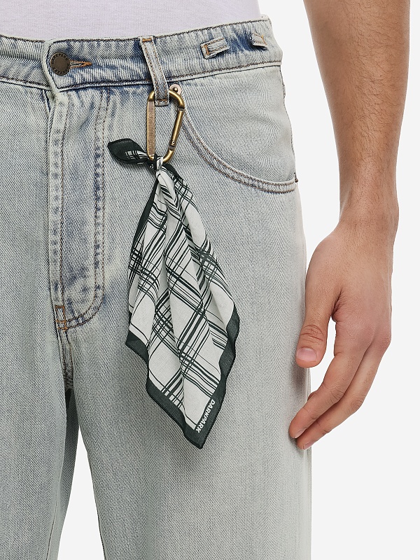 Джинсы муж DARKPARK MTR02 TBL01W065 BLUESH WHITE - 5