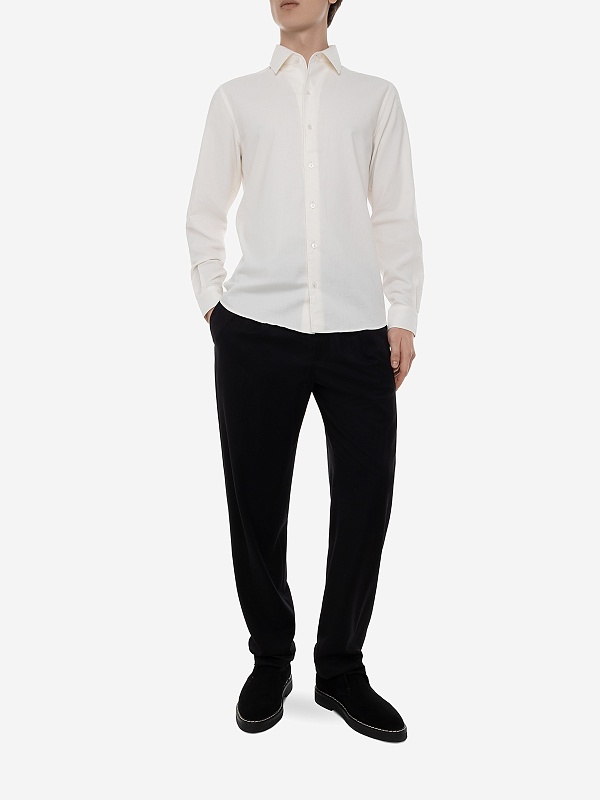 Рубашка муж AGNONA AI23PTD06U1Y_U2072 200 CHALK - 2