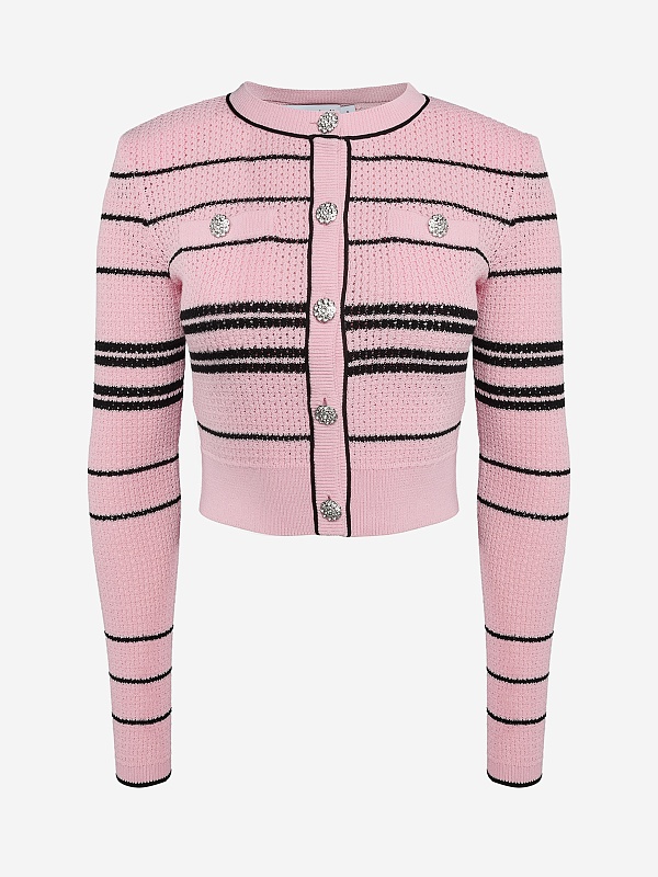 Кардиган жен Self-Portrait SS26-056C-P PINK - 0