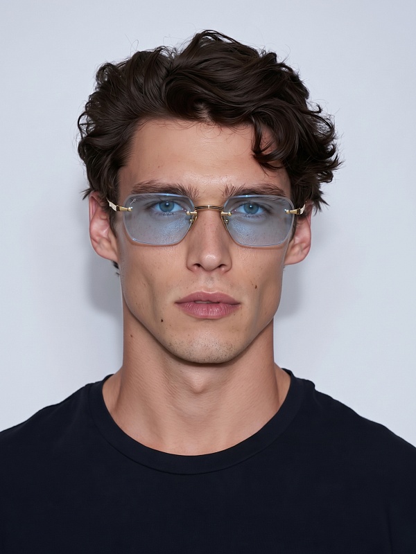 Солнцезащитные очки Leisure Society LS Emilion 24K GOLD Blue Gradient Lens 56 23 145 - 1