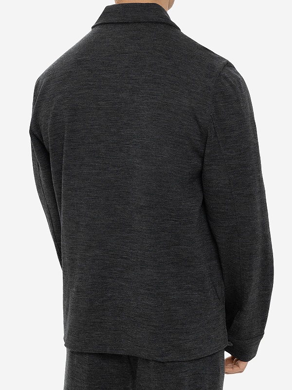 Рубашка муж Officine Generale W24MOVS071PRE MID GREY - 4