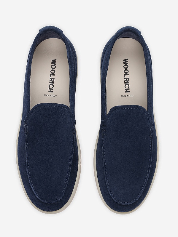 Лоферы муж Woolrich WFM261.024.1A0.12 BLUE - 4