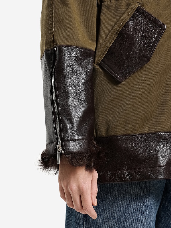 Парка жен VLADIMIRO GIOIA VG2505 Military green - 5