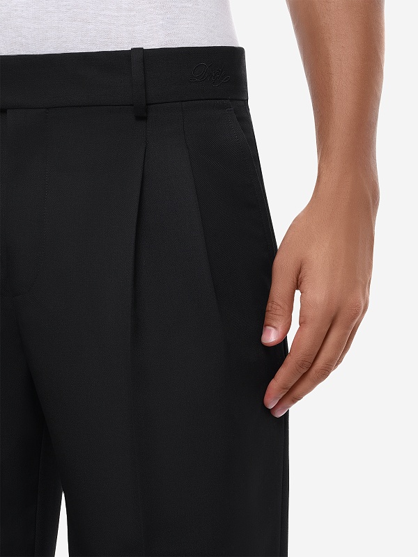 Брюки муж Drôle de Monsieur PERM-BP165-PL127-BL BLACK - 5